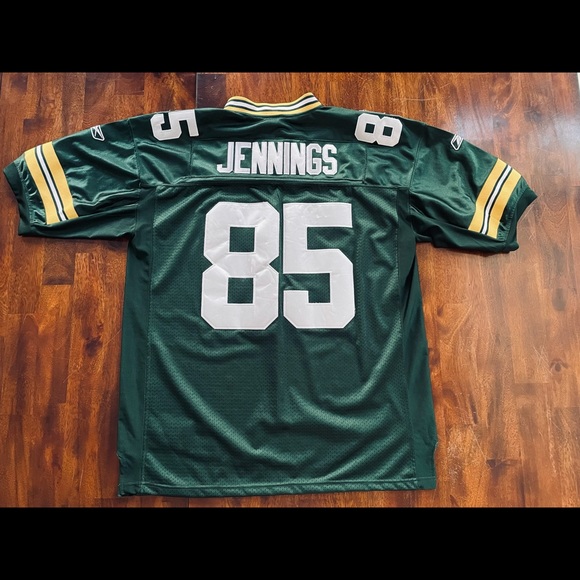 Jennings Green Bay Packer NFL ON FIELD Super Bowl Jersey Size 56 NWT - Picture 8 of 10